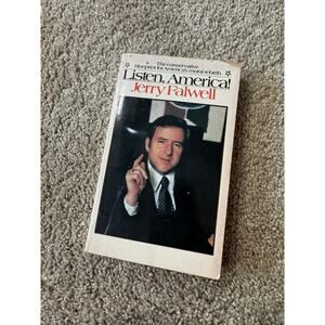 Listen, America! Jerry Falwell Paperback Book Conservative Blueprint Republican